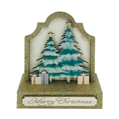 Discount ✨ 6.5" 🧨 Christmas Tree with Gifts Tabletop Sign by Ashland® 😍