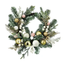 Coupon 🌟 24" Christmas Wall Wreath with Ornaments by Ashland® ❤️