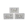 Best Sale ✨ Assorted 7'' Believe/Peace/Merry Block Tabletop Décor by Ashland® ✨ -Outlet Yuletide Joy Store 10700900 1