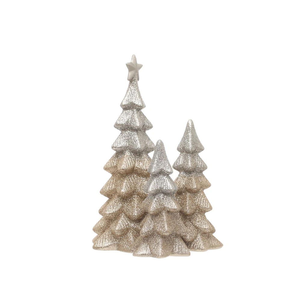 Budget ✨ 8" Two Tone Tabletop Christmas Tree Décor by Ashland® 🤩 3 Budget ✨ 8" Two Tone Tabletop Christmas Tree Décor by Ashland® 🤩