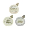 Discount ✔️ Assorted 7" Round Ornament Tabletop Sign by Ashland® ✨ -Outlet Yuletide Joy Store 10700922 1