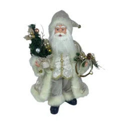Discount 💯 18" Santa in Ivory Robes Tabletop Accent by Ashland® 🧨