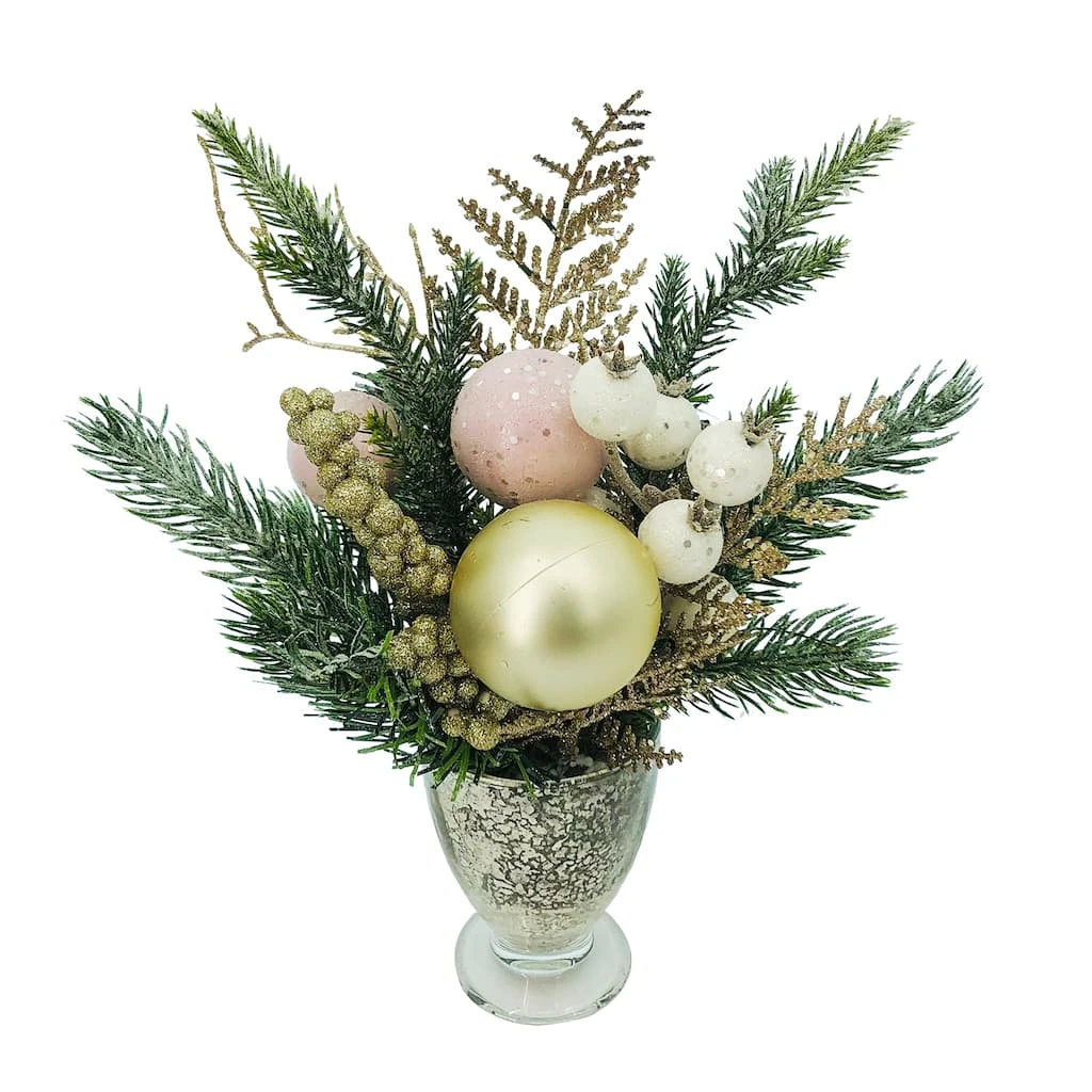 Discount ✔️ 12" 🤩 Christmas Pine Arrangement in Decorative Container by Ashland® 🔔 3 Discount ✔️ 12" 🤩 Christmas Pine Arrangement in Decorative Container by Ashland® 🔔