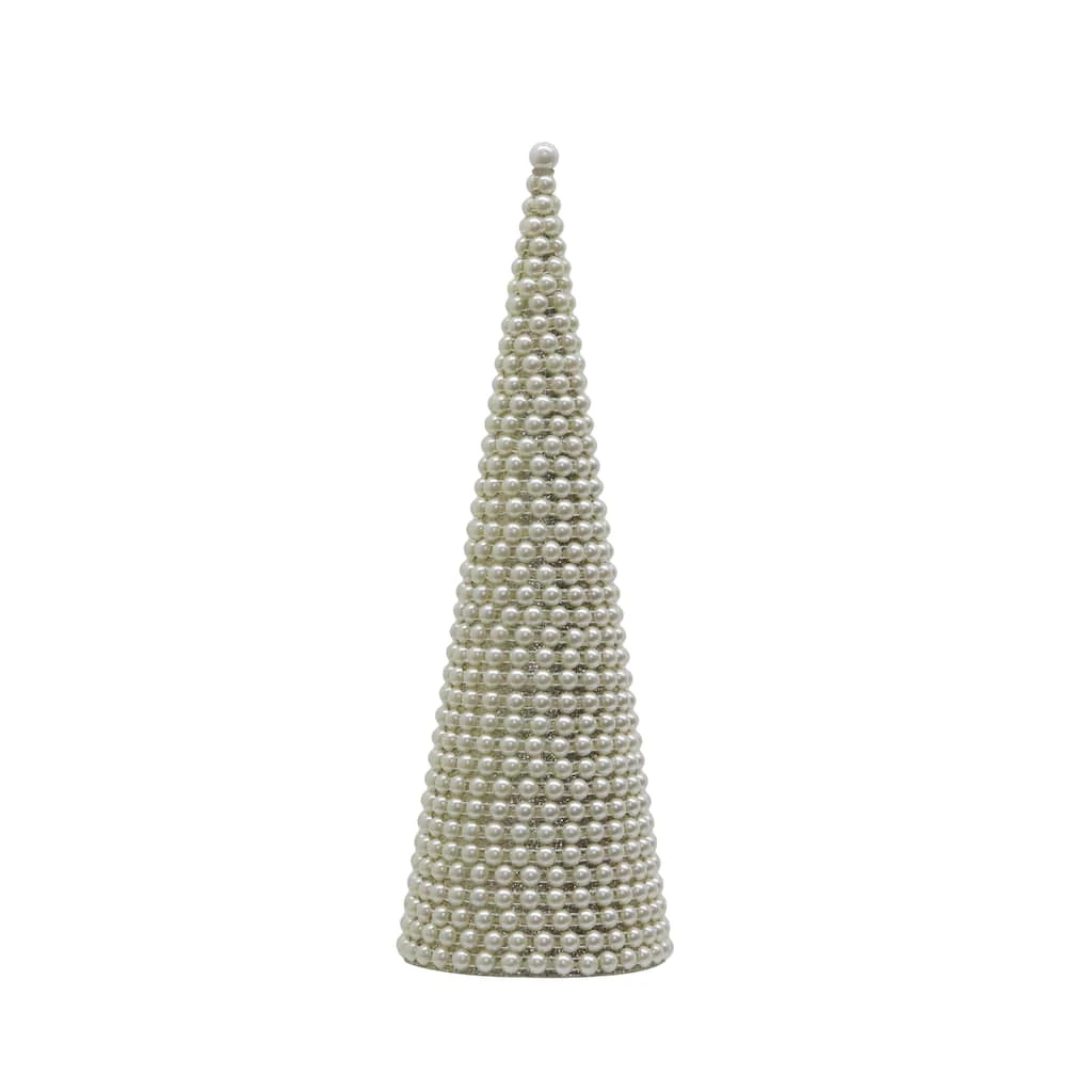 Promo π 15" Pearl Cone Tree Decoration by Ashland® βοΈ 3 Promo π 15" Pearl Cone Tree Decoration by Ashland® βοΈ
