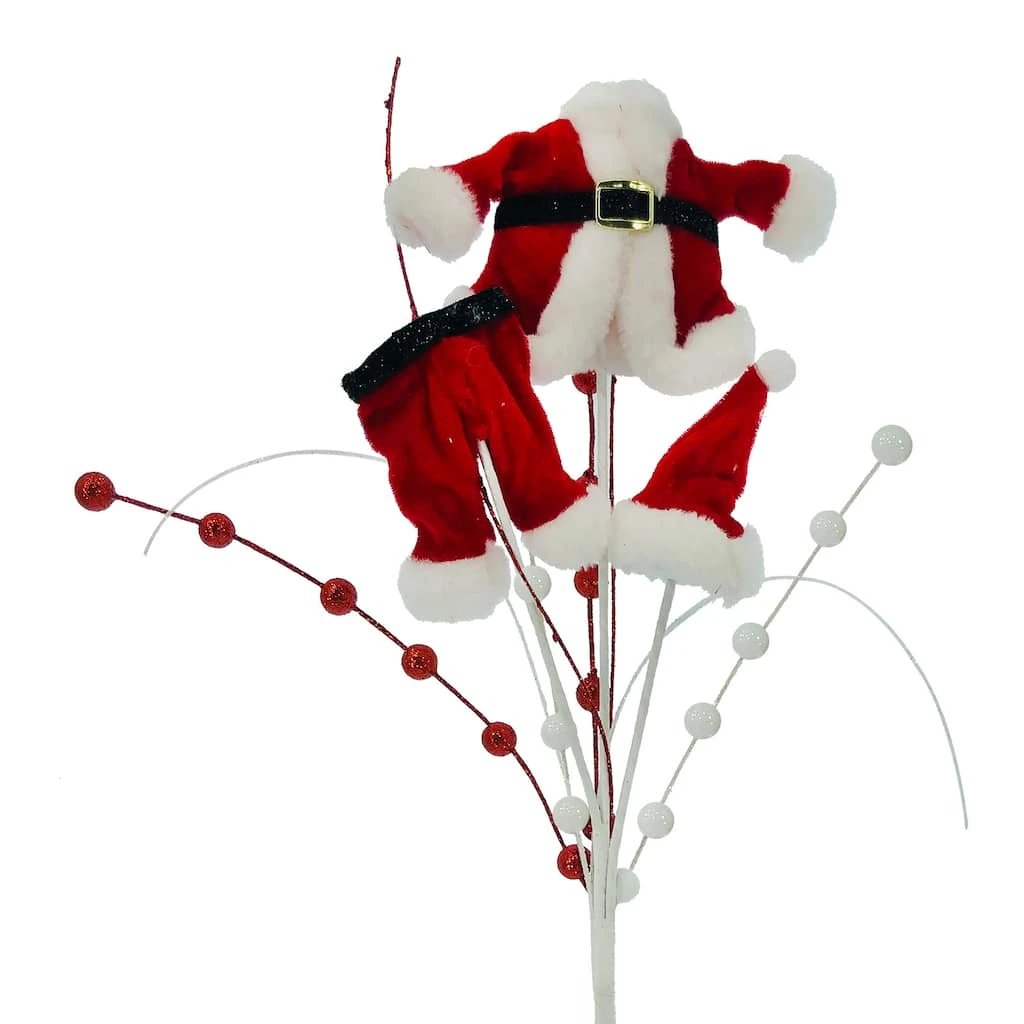 Best Sale 😉 Santa's Suit Stem by Ashland® ❤️ 4 Best Sale 😉 Santa's Suit Stem by Ashland® ❤️ - Image 2