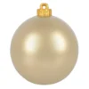 Discount 😍 12" Champagne Oversized Ornament by Ashland® 😉 -Outlet Yuletide Joy Store 10700975 1