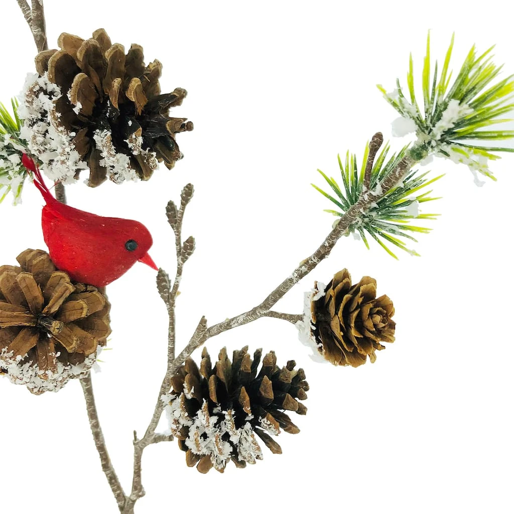 Deals ๐ Pinecone Stem with Cardinals by Ashland® ๐งจ 4 Deals ๐ Pinecone Stem with Cardinals by Ashland® ๐งจ - Image 2