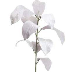 Cheap ⌛ White Velvet Magnolia Leaves Stem by Ashland® ❤️ -Outlet Yuletide Joy Store 10701059 2