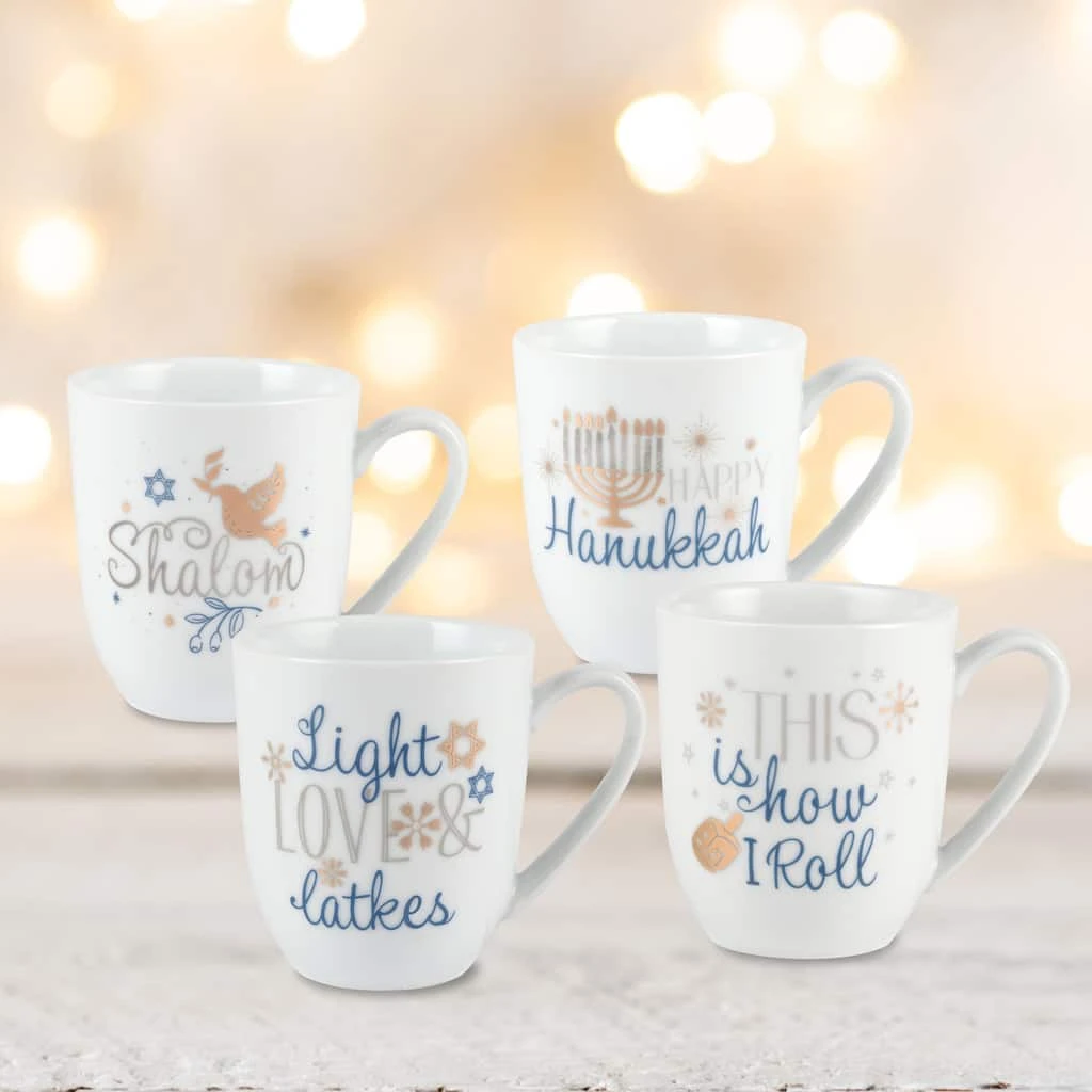 Buy 🎉 Assorted 16oz. Hanukkah Mug by Ashland® ❤️ 4 Buy 🎉 Assorted 16oz. Hanukkah Mug by Ashland® ❤️ - Image 2