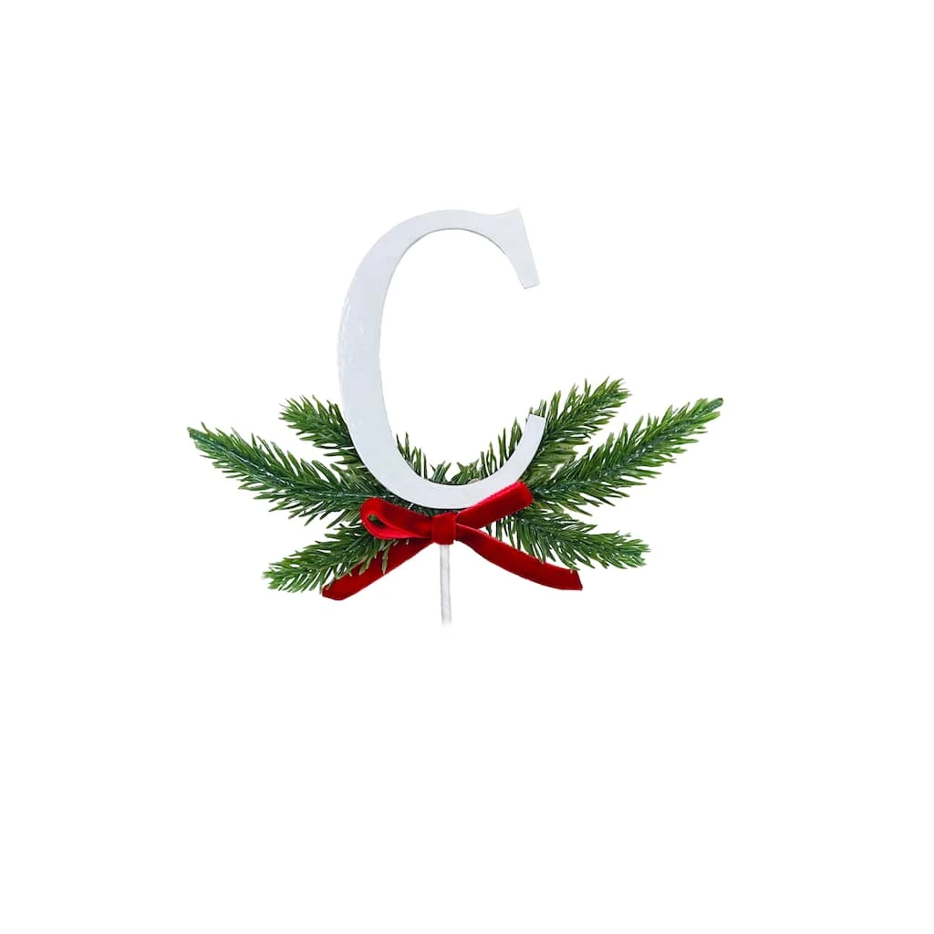 Discount 🤩 Christmas Pine Sprig Letter C Pick by Ashland® 💯 4 Discount 🤩 Christmas Pine Sprig Letter C Pick by Ashland® 💯 - Image 2