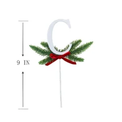 Discount 🤩 Christmas Pine Sprig Letter C Pick by Ashland® 💯 7 Discount 🤩 Christmas Pine Sprig Letter C Pick by Ashland® 💯 -Outlet Yuletide Joy Store 10701097 3