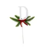 Coupon 🎁 Christmas Pine Sprig Letter D Pick by Ashland® 👏 -Outlet Yuletide Joy Store 10701101 1