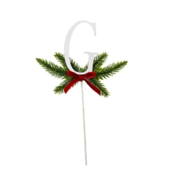 Promo 😉 Christmas Pine Sprig Letter G Pick by Ashland® ⭐