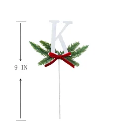 Best reviews of 😍 Christmas Pine Sprig Letter K Pick by Ashland® ✨ -Outlet Yuletide Joy Store 10701115 3