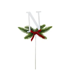 Discount ❤️ Christmas Pine Sprig Letter N Pick by Ashland® 🥰
