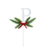 Wholesale ⌛ Christmas Pine Sprig Letter P Pick by Ashland® ✨ -Outlet Yuletide Joy Store 10701132 1