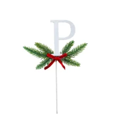 Wholesale ⌛ Christmas Pine Sprig Letter P Pick by Ashland® ✨