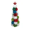 New ❤️ 15.7" Multicolor Pom-Pom Tabletop Christmas Tree by Ashland® 😉 -Outlet Yuletide Joy Store 10701134 1