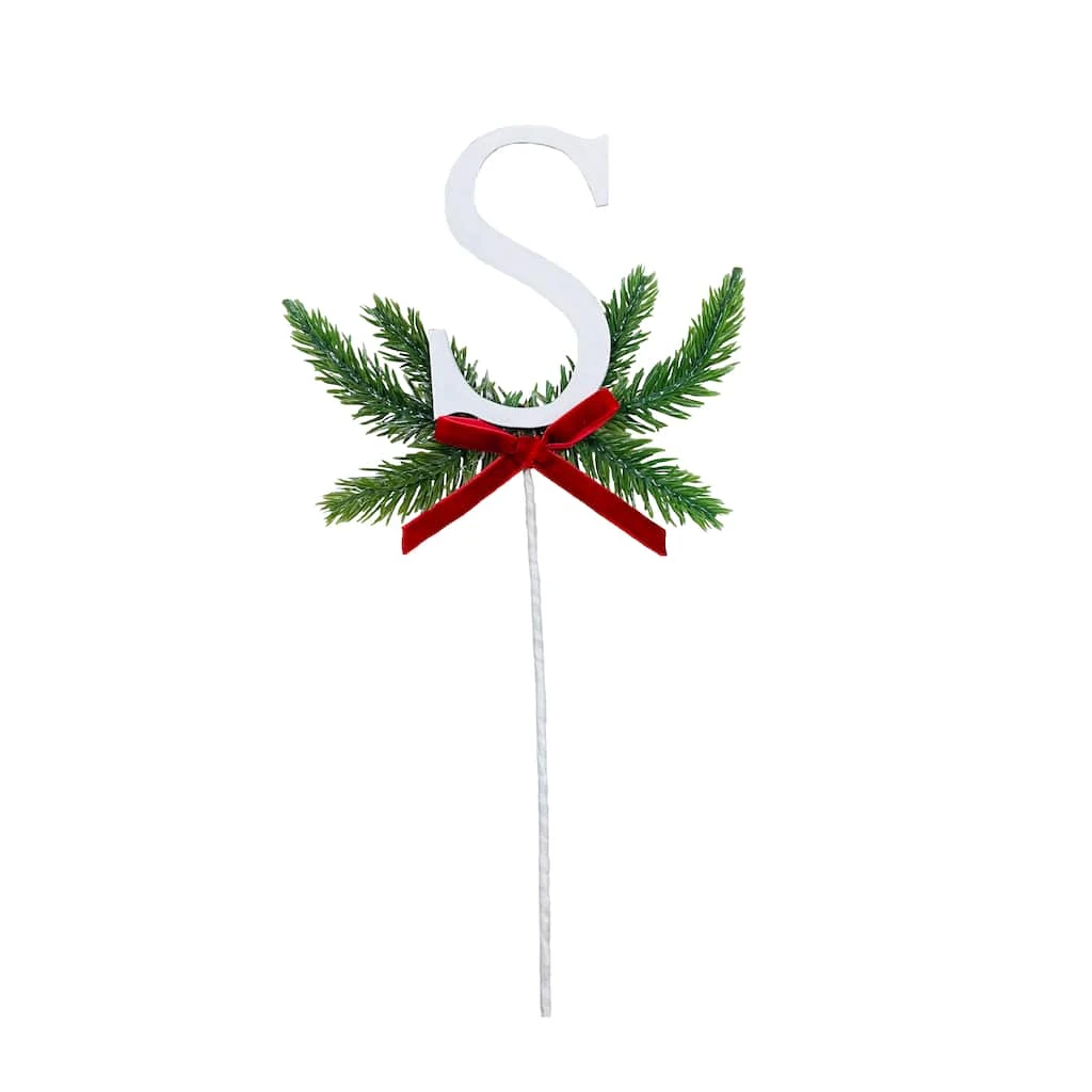 Cheapest 🛒 Christmas Pine Sprig Letter S Pick by Ashland® ⭐ 3 Cheapest 🛒 Christmas Pine Sprig Letter S Pick by Ashland® ⭐