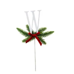 Buy 🔥 Christmas Pine Sprig Letter W Pick by Ashland® 💯