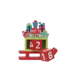 Cheapest ❤️ Sleigh Christmas Countdown Tabletop Décor by Ashland® 😀 -Outlet Yuletide Joy Store 10701146 4