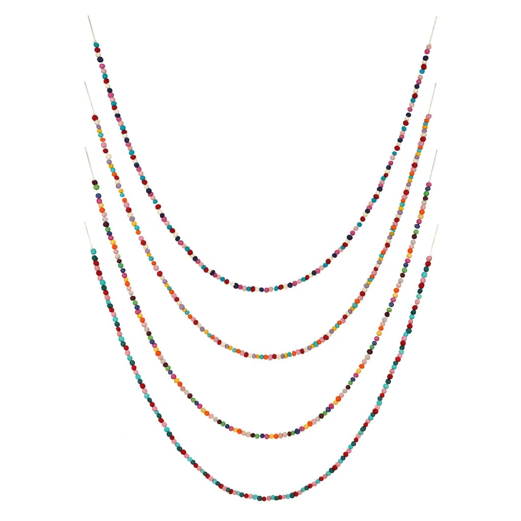 Hot Sale π₯° Assorted 6ft. Holiday Pom Pom Garland by Ashland® π 3 Hot Sale π₯° Assorted 6ft. Holiday Pom Pom Garland by Ashland® π