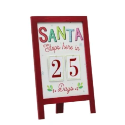 Flash Sale ✔️ 18.5" Santa Stop Here Countdown Decoration by Ashland® 🎁 -Outlet Yuletide Joy Store 10701174 2
