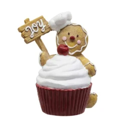 Outlet 🔔 Assorted 4.6" Gingerbread Man Cupcake Decoration by Ashland® 💯 -Outlet Yuletide Joy Store 10701182 4