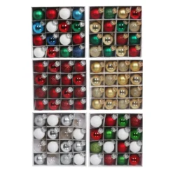 Promo 💯 Assorted 16ct. 25mm Glass Ball Ornaments by Ashland® 👍