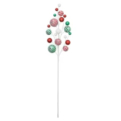 Top 10 🥰 Red, Green & White Mini Ball Ornament Spray by Ashland® 😍