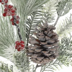 Brand new ⭐ Snowy Pine Leaf, Berry & Pinecone Stem by Ashland® 🤩 6 Brand new ⭐ Snowy Pine Leaf, Berry & Pinecone Stem by Ashland® 🤩 -Outlet Yuletide Joy Store 10701278 2