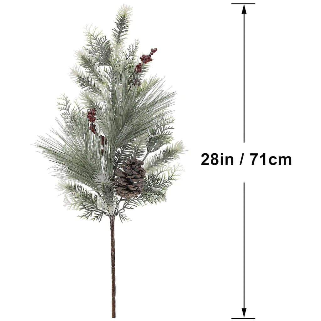 Brand new ⭐ Snowy Pine Leaf, Berry & Pinecone Stem by Ashland® 🤩 5 Brand new ⭐ Snowy Pine Leaf, Berry & Pinecone Stem by Ashland® 🤩 - Image 3