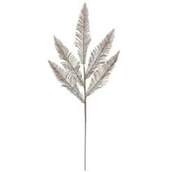 Coupon ⭐ Champagne Glitter Fern Filler Stem by Ashland® 🎁 -Outlet Yuletide Joy Store 10701301 3