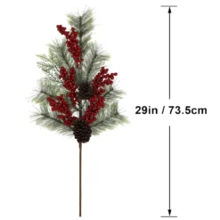 Top 10 🔥 Cashmere Pine with Red Berries Stem by Ashland® 👍 7 Top 10 🔥 Cashmere Pine with Red Berries Stem by Ashland® 👍 -Outlet Yuletide Joy Store 10701304 3
