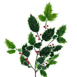 Cheapest ✔️ Holly Berry & Draped Leaves Stem by Ashland® ❤️ -Outlet Yuletide Joy Store 10701307 2