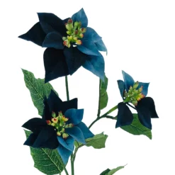 Coupon 🎁 Blue Poinsettia Stem by Ashland® 🥰 -Outlet Yuletide Joy Store 10701310 2