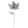 Budget ✨ Silver Jewel Poinsettia Stem by Ashland® ⌛ -Outlet Yuletide Joy Store 10701318 1