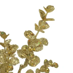Deals 🥰 Glittery Gold Eucalyptus Stem by Ashland® ⭐ -Outlet Yuletide Joy Store 10701320 3