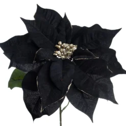 Budget ✔️ Black Poinsettia Stem by Ashland® ✨ -Outlet Yuletide Joy Store 10701336 2