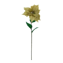 Best Pirce 🎁 Champagne Glitter Poinsettia Stem by Ashland® 🌟