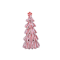 Promo ❤️ 9" Candy Striped Tabletop Clay Christmas Tree by Ashland® ✨