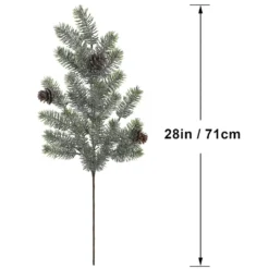 Best reviews of 🤩 Snowy Pinecone & Pine Leaf Stem by Ashland® 🌟 -Outlet Yuletide Joy Store 10701361 3