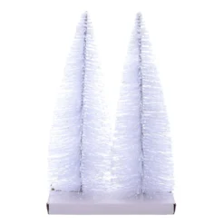 Flash Sale 🔔 12" White Bottle Brush Trees, 2ct. by Ashland® 👏