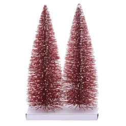 Deals 👍 12" Red Bottle Brush Trees, 2ct. by Ashland® 🛒