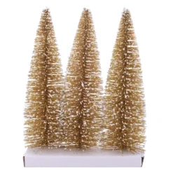 Best deal ⭐ 10" Gold Bottle Brush Trees, 3ct. by Ashland® 😍