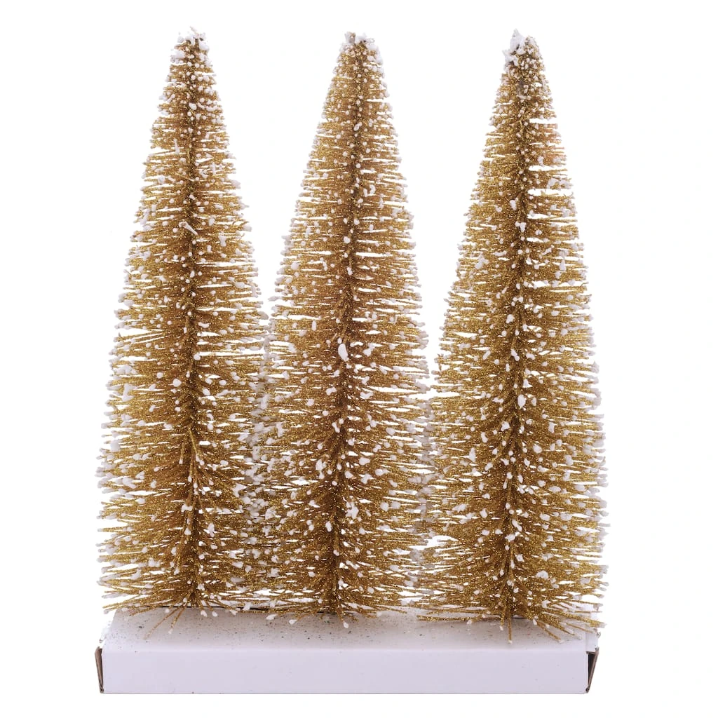 Best deal ⭐ 10" Gold Bottle Brush Trees, 3ct. by Ashland® 😍 3 Best deal ⭐ 10" Gold Bottle Brush Trees, 3ct. by Ashland® 😍