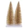Best Pirce ✔️ 12" Gold Bottle Brush Trees, 2ct. by Ashland® ✨ -Outlet Yuletide Joy Store 10701488 1