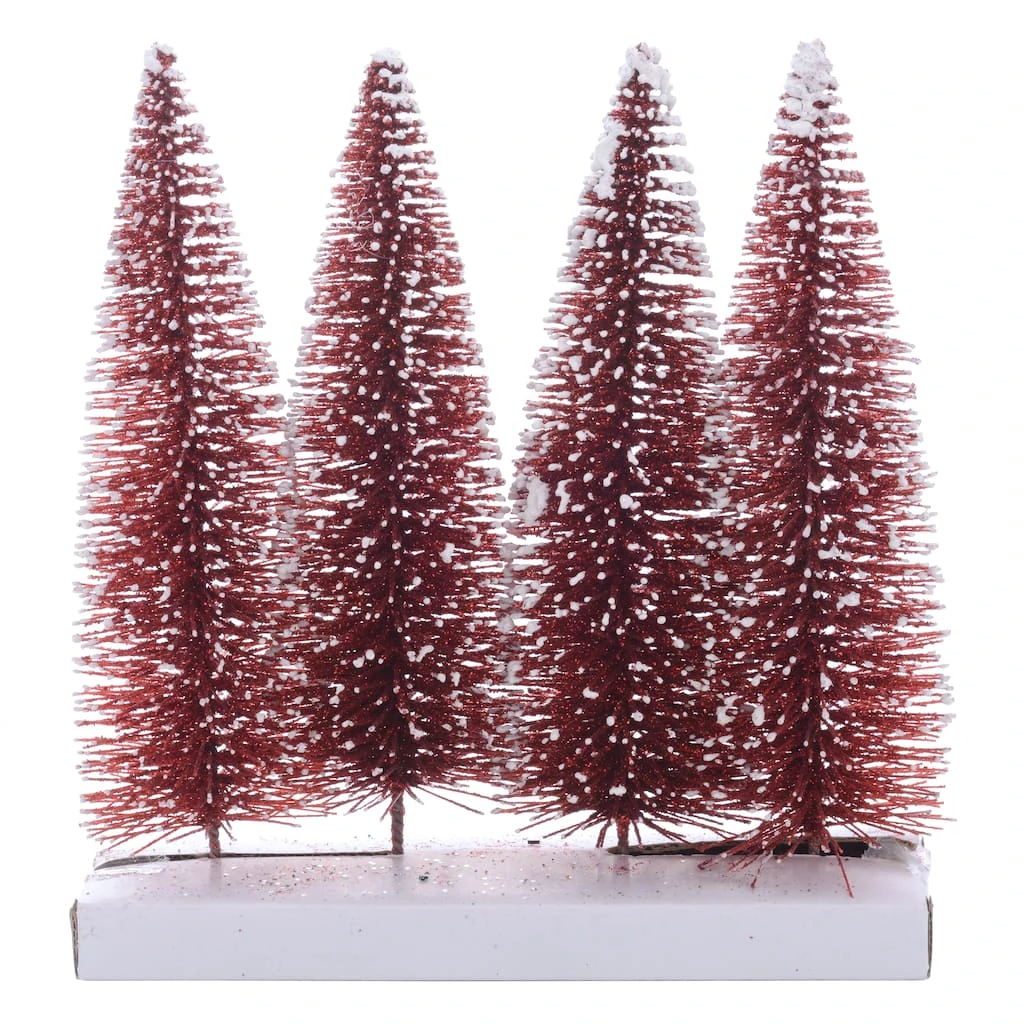Wholesale ✔️ 8" Red Bottle Brush Trees, 4ct. by Ashland® 🔥 3 Wholesale ✔️ 8" Red Bottle Brush Trees, 4ct. by Ashland® 🔥