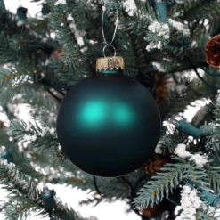 Cheap ⌛ 8ct. 2.5" Matte Dark Green Glass Ball Ornaments by Ashland® 🔥 -Outlet Yuletide Joy Store 10701620 3