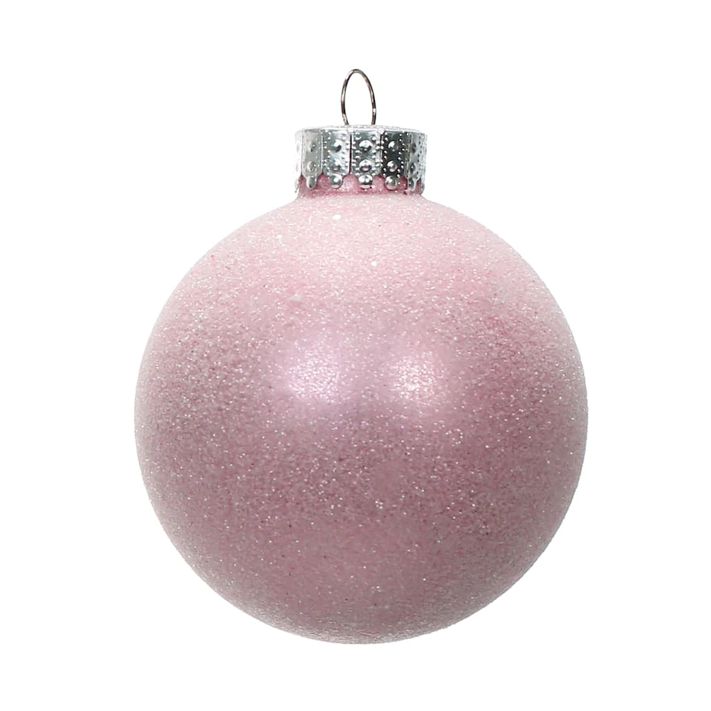 Brand new ❤️ Assorted 8ct. 2.5" Light Pink Glass Ball Ornaments by Ashland® 🎉 4 Brand new ❤️ Assorted 8ct. 2.5" Light Pink Glass Ball Ornaments by Ashland® 🎉 - Image 2